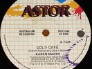 KAREN MARKS(ASH WEDNESDAY):Cold Cafe.RARE Aussie/OZ  Synth/New Wave 7