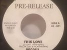 BOOGSIE this love 45 PRE-RELEASE digi roots RARE reggae ISLAND FUNK