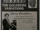 Lenny Cavallaro - J.S. Bach The Goldberg Variations LP Encore 1976 Sealed