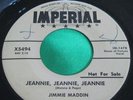 Rockabilly 45 : Jimmie Maddin   Party Line   Imperial X5494 Promo