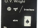 O.V. Wright - A Nickel & A Nail & The Ace Of Spades LP - Backbeat VG+