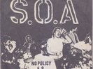 S.O.A. - No Policy EP 7” HENRY ROLLINS BLACK FLAG DISCHORD 