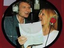 JOHNNY HALLYDAY TRÈS RARE PICTURE DISC 30cm SYLVIE VARTAN