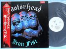 MOTORHEAD Iron Fist VIP-6824 JAPAN PROMO LP w/OBI 059az37