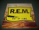 R. E. M. - Out Of Time LP first UK issue 1991 Warner Bros. 7599-26496-1  WX 404