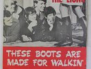 LIONS: These Boots Are Made For Walkin' / I Want You 45 (Denmark, PS) Rock & Po