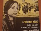 45 GIRI 7” CARLO RUSTICHELLI - GLI EROI DI FORT WORTH - OST ITA CAM  ORIG 1965