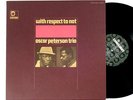 OSCAR PETERSON TRIO: WITH RESPECT TO NAT limelight LP / STEREO DG booklet NM