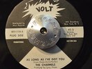 RARE SOUL 45 - THE CHARMELS - AS LONG AS I'VE GOT YOU / THE EMOTIONS Re HEAR