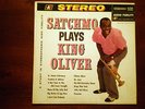 LOUIS ARMSTRONG SATCHMO PLAYS KING OLIVER LP STEREO AUDIO FIDELITY AFSD 5930