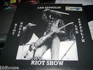 LED ZEPPELIN - Riot House - Rare Original Riot Show - Rare Live BLUE VINYL LP