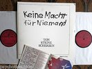 TON STEINE SCHERBEN ?Keine Macht für Niemand 2LP Getackertes Promo Cover stapled