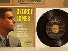 ORIGINAL 1959 GEORGE JONES SINGS WHITE LIGHTNING 4 SONG EP WITH PICTURE SLEEVE