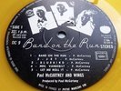 PAUL McCARTNEY & WINGS Band On The Run 1978 LTD FRENCH EDITION YELLOW VINYL NM