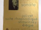 DEVY ERLIH Bartok, Jolivet, Stravinsky French stereo pressing Ades 16.013 EX