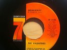 THE VALENTINES BREAKAWAY SEVENTY SEVEN RECORDS 2138 RE ISSUE