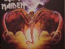 Iron Maiden - Live at Donington RED WHITE BLUE VINYL LP rare issue