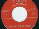 CA Garage Psych Fuzz Backgrounds CENCO 110 Day breaks at dawn / Oh baby please ?