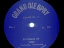 Grand Ole Opry Grand Ole Opry Program No. 72 Grand Ole Opry Vinyl LP