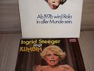INGRID STEEGER -2 LP´s  -SINGT KLIM BIM -/ ROLO WERBEPLATTE.