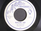 BILL HORTON & SILHOUETTES: Never Will Part / Evelyn 45 Vocal Groups