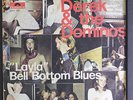 DEREK & DOMINOS: Layla / Bell Bottom Blues 45 (Italy, PS, clean VG) rare Rock &