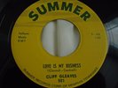 Hear Rare Rockabilly 45 : Cliff Gleaves   Love Is My Business   Summer 501
