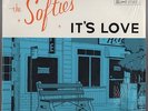 Orig '95 THE SOFTIES It's Love LP K Records Indie Pop Tiger Trap Adrian Tomine