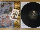 GUNS N ROSES LP APPETITE FOR DISTRUCTION BANNED COVER 1ST PRESS + CROSS STICKER