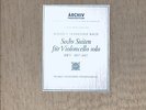 PIERRE FOURNIER bach cello suites RARE ARCHIV SAPM 198 356 / 58 BOXSET 3 x LP