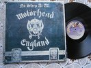 MOTORHEAD NO SLEEP AT ALL UNIQUE LABEL RARE EX YUGOSLAV 1ST PRESS 1989 EX-/VG+