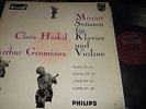 CLARA HASKIL/ARTHUR GRUMIAUX : MOZART SONATEN FÜR KLAVIER UND VIOLINE LP PHILIPS