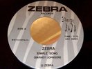 Zebra 45, Simple Song rare private press disco funk alternate label ORIGINAL