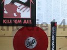 METALLICA - KILL 'EM ALL - JAPAN with OBI & Insert - RED-VINYL