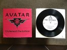 avatar 7'' nwobhm style ep city beneath the surface white label 1982