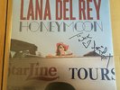 SIGNED AUTOGRAPHED Lana Del Rey: Honeymoon LP RED VINYL
