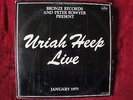 URIAH HEEP LIVE JANUARY 1973 MERCURY RECORDS SRM-2-7503 VINYL 2XLP VG++