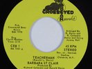 70s Soul Funk 45 BARBARA ST. CLAIR Teacherman CROSSEYED BEAR VG++/VG+ HEAR