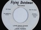 Crossover Soul/Funk 45 LEON THOMAS Love Each Other FLYING DUTCHMAN HEAR