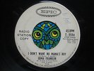 ERMA FRANKLIN   I Don't Want No Mama's Boy HEAR RARE NORTHERN SOUL 45 EPIC PROMO