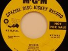 Ronnie Isle & The Blisters Wicked / Bad Sunburn 45 vg+ 1958 Rockabilly DJ MGM