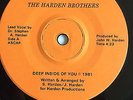 THE HARDEN BROTHERS, DEEP INSIDE OF YOU, SUPER RARE MODERN SOUL 45