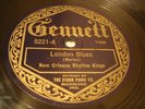 JAZZ NEW ORLEANS RHYTHM KINGS London Blues / Mad GENNETT 5221