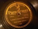 BLUES BLIND LEMON JEFFERSON Lemon's Cannon Ball Moan PARAMOUNT 12639