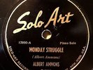 BLUES 78 ; ALBERT AMMONS SOLO ART Monday Struggle/ Bass Goin' Crazy CLEAN COPY