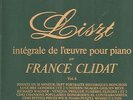LISZT: INTEGRALE DE L'OEVRE POUR PIANO -FRANCE CLIDAT - 4 LP
