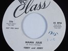 R&B Soul 45 TERRY & JERRY Mama Julie CLASS VG++ HEAR