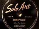 BLUES 78 ; ALBERT AMMONS SOLO ART Boogie Woogie/ Mecca Flat Blues CLEAN COPY