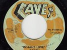 BOB LEERS - Cave 5824 - Instant Love / I'm the First - SIGNED COUNTRY-ROCK 45