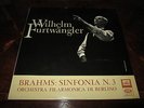 BRAHMS FURTWANGLER SINFONIA n.3 Italy QALP 10259 Stunning MINT UNPLAYED